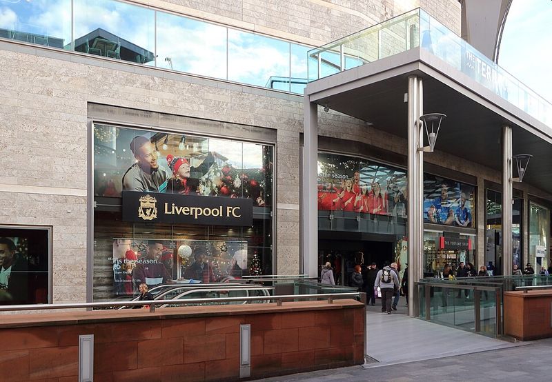 Liverpool FC shop in Liverpool One