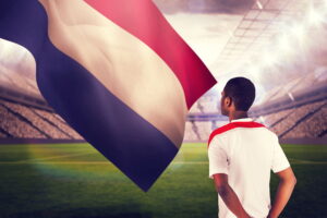 dutch flag football pitch player