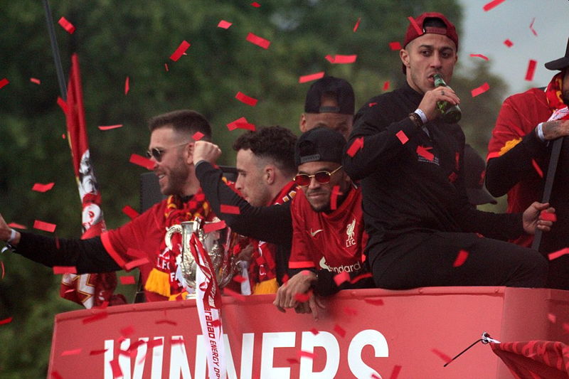 liverpool double winners 2022 bus parade