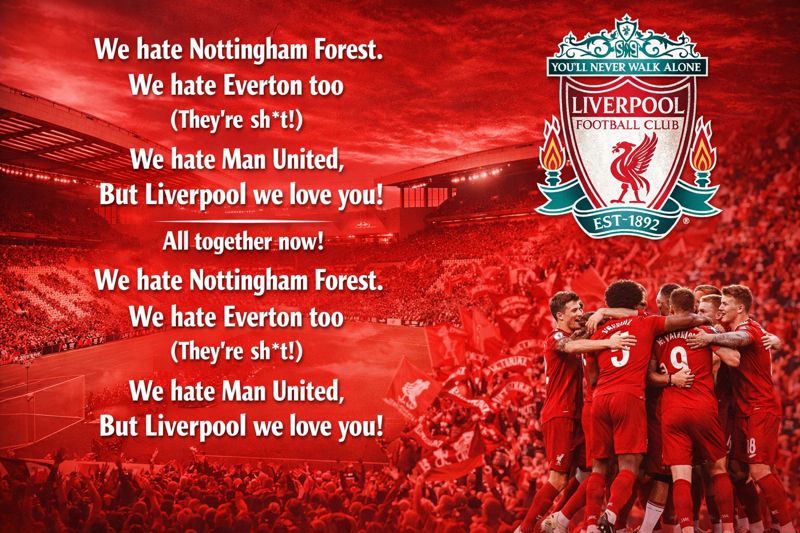 liverpool fc we hate nottingham forest song