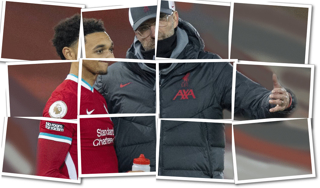 Trent Alexander Arnold and Jurgen Klopp