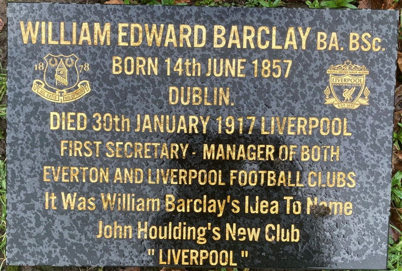 william edward barclay grave stone